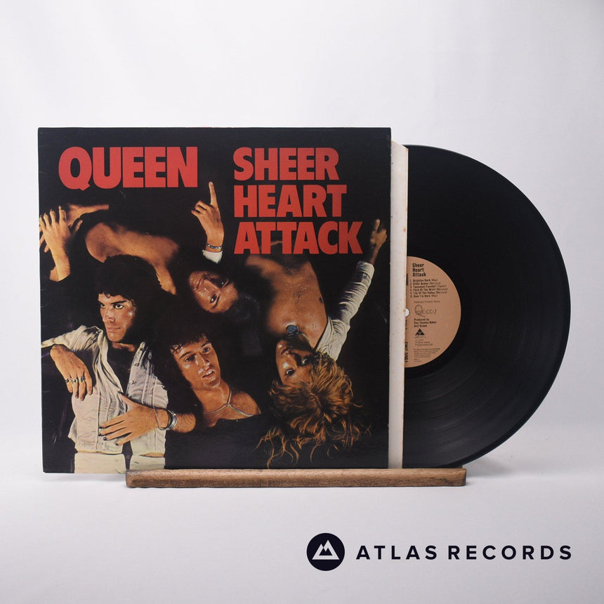 Queen Sheer Heart Attack LP Vinyl Record - Front Cover & Record