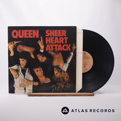 Queen Sheer Heart Attack LP Vinyl Record - Front Cover & Record