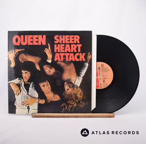 Queen Sheer Heart Attack LP Vinyl Record - Front Cover & Record