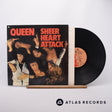 Queen Sheer Heart Attack LP Vinyl Record - Front Cover & Record