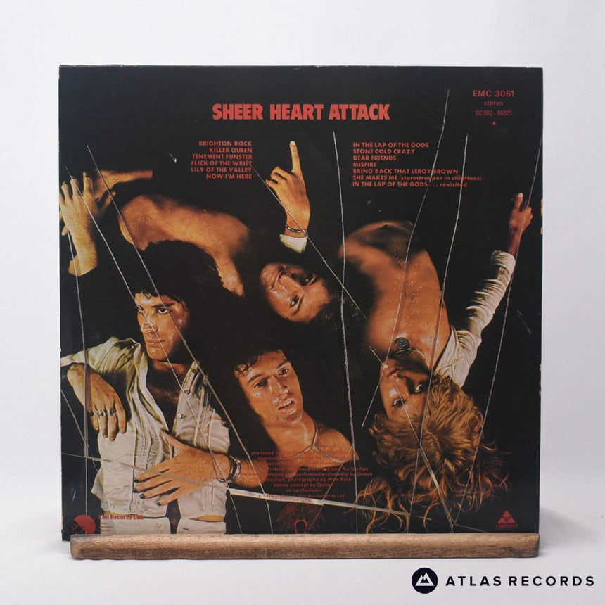 Queen - Sheer Heart Attack - Second Press -3 -4 LP Vinyl Record - VG+/VG+