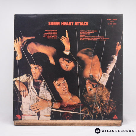 Queen - Sheer Heart Attack - Second Press -4U -4U LP Vinyl Record - EX/EX