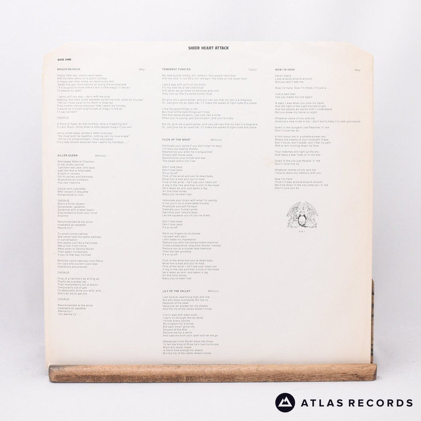 Queen - Sheer Heart Attack - -3 -4 LP Vinyl Record - EX/EX