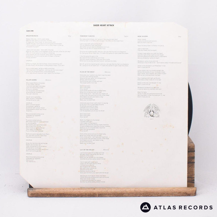 Queen - Sheer Heart Attack - Second Press 1-3 2-4 LP Vinyl Record - EX/VG+