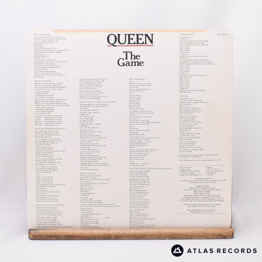 Queen - The Game - A-1 B-10 LP Vinyl Record - VG+/VG+