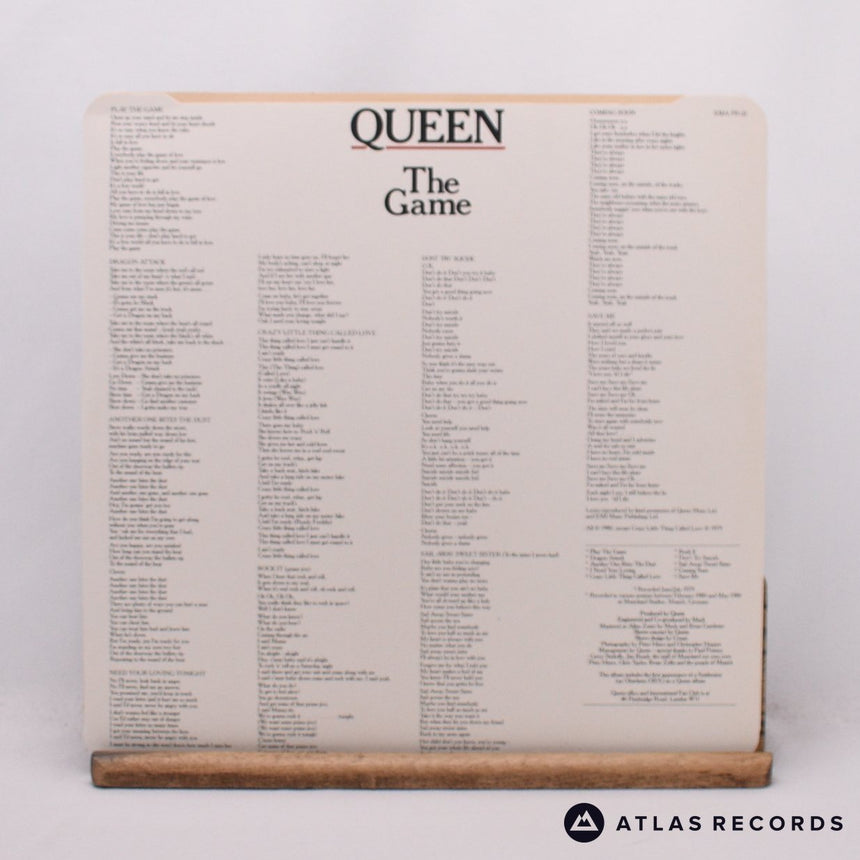 Queen - The Game - A-5 B-2 LP Vinyl Record - VG+/EX