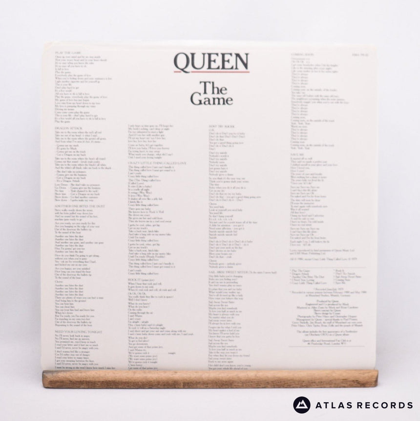 Queen - The Game - A-6 B-2 LP Vinyl Record - VG+/EX