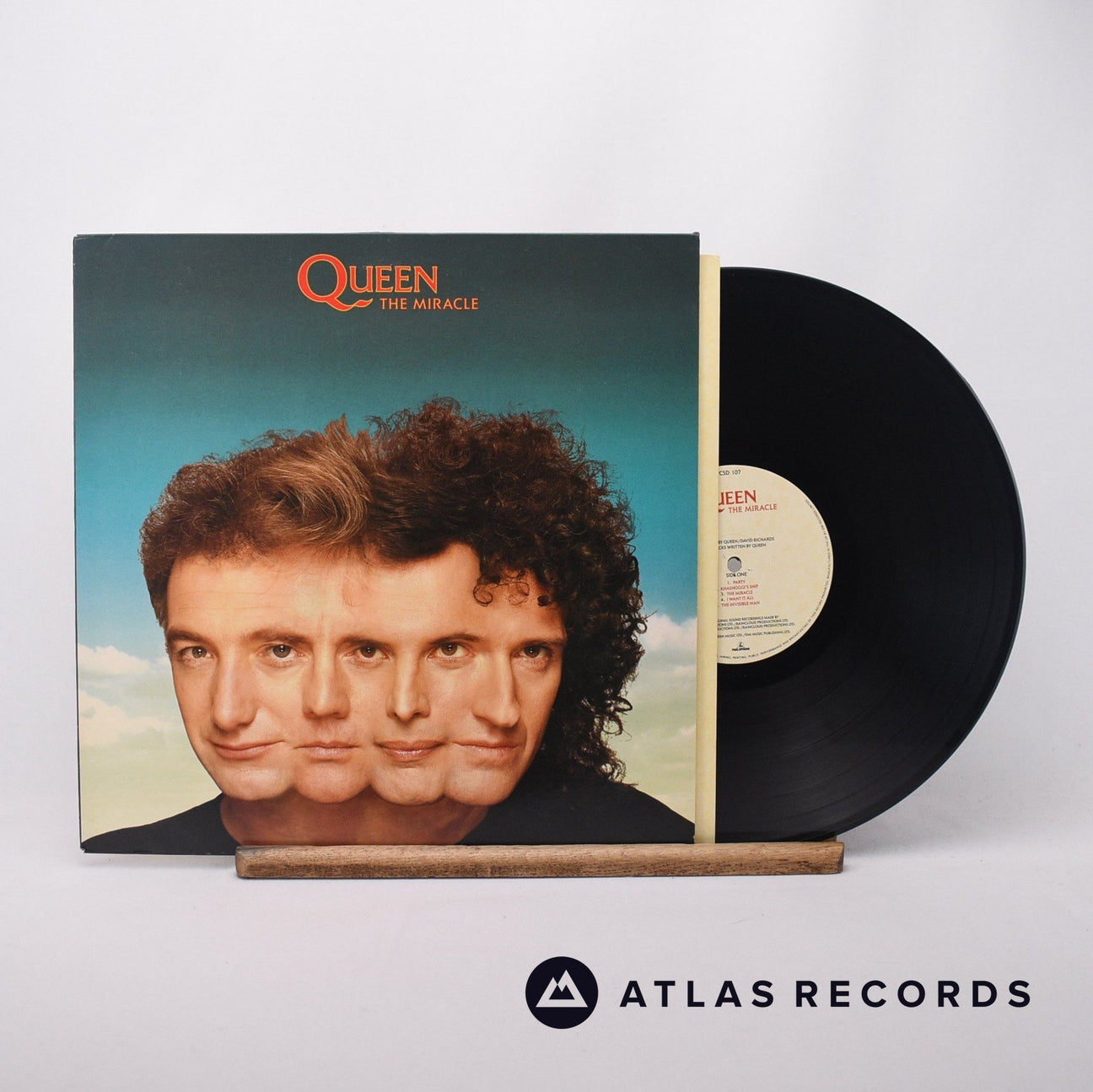 Queen The Miracle LP Vinyl Record - Front Cover & Record