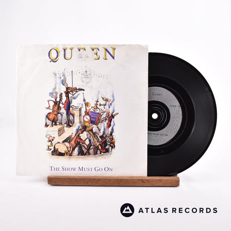 Queen The Show Must Go On 7" Vinyl Record - Front Cover & Record