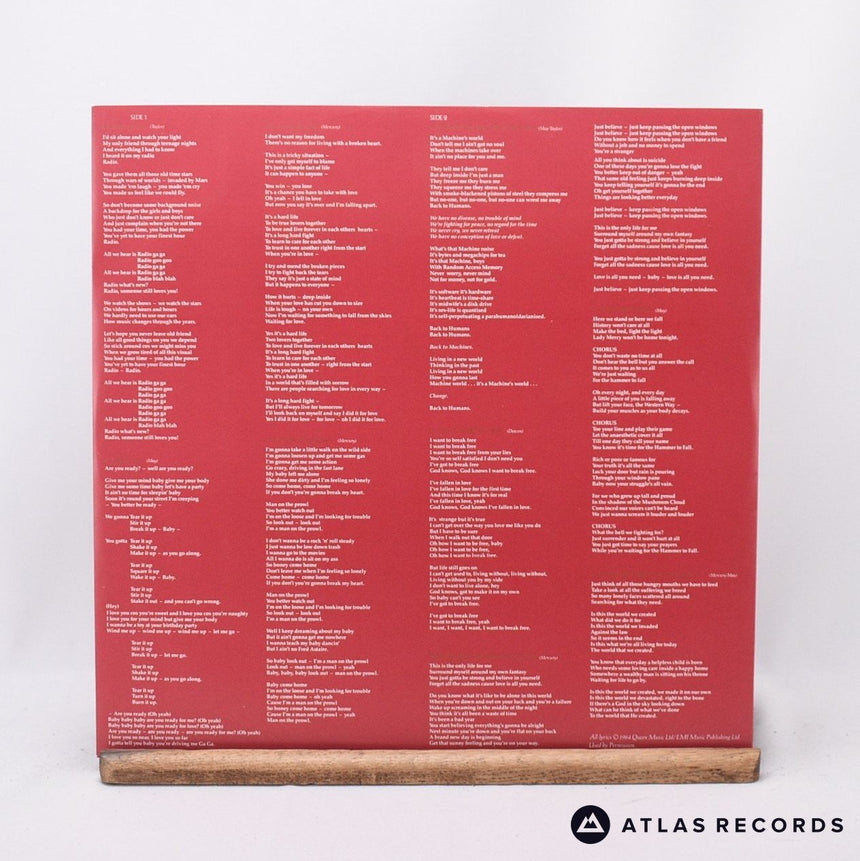 Queen - The Works - Ireland A-2 B-3 LP Vinyl Record - VG+/EX