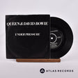 Queen Under Pressure 7" Vinyl Record - Front Cover & Record