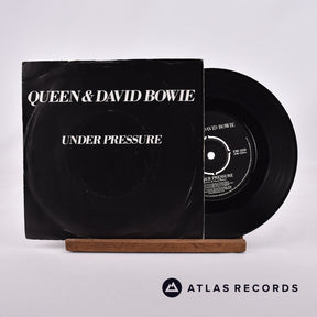 Queen Under Pressure 7" Vinyl Record - Front Cover & Record