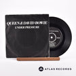Queen Under Pressure 7" Vinyl Record - Front Cover & Record