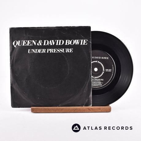 Queen Under Pressure 7" Vinyl Record - Front Cover & Record