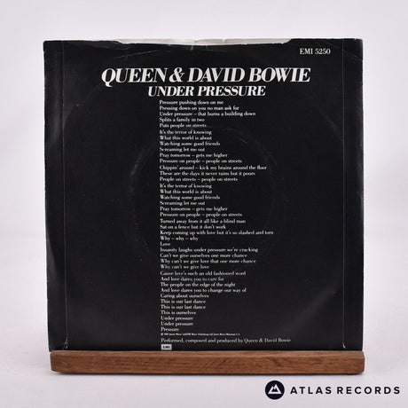 Queen - Under Pressure - 7" Vinyl Record - VG+/EX