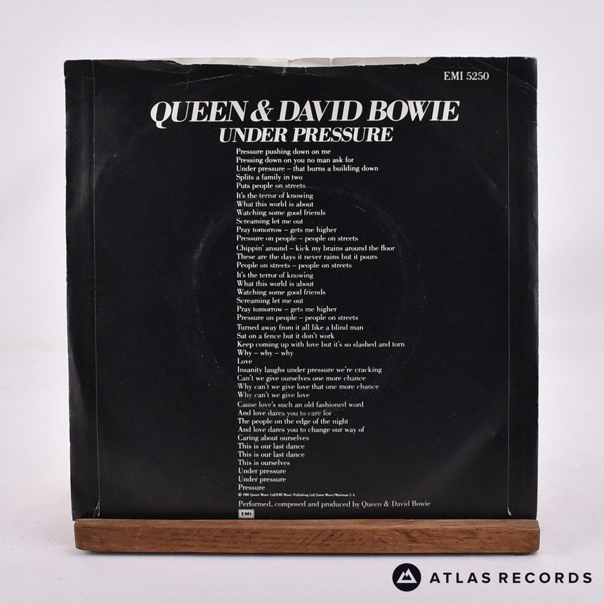 Queen - Under Pressure - 7" Vinyl Record - VG+/EX