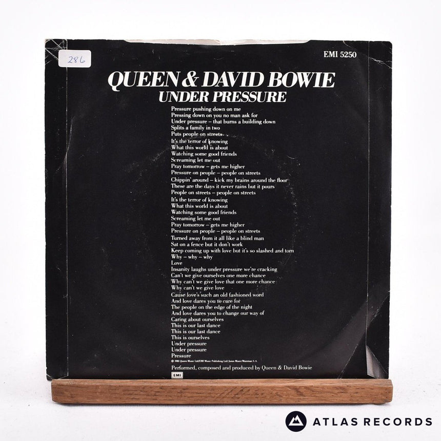 Queen - Under Pressure - 7" Vinyl Record - VG/VG+
