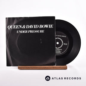 Queen Under Pressure 7" Vinyl Record - Front Cover & Record