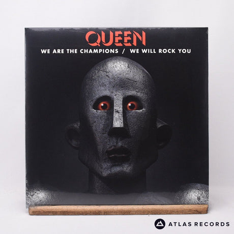 Queen We Are The Champions 12" Vinyl Record - Front Cover & Record