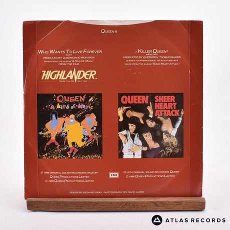 Queen - Who Wants To Live Forever - 7" Vinyl Record - VG+/VG+
