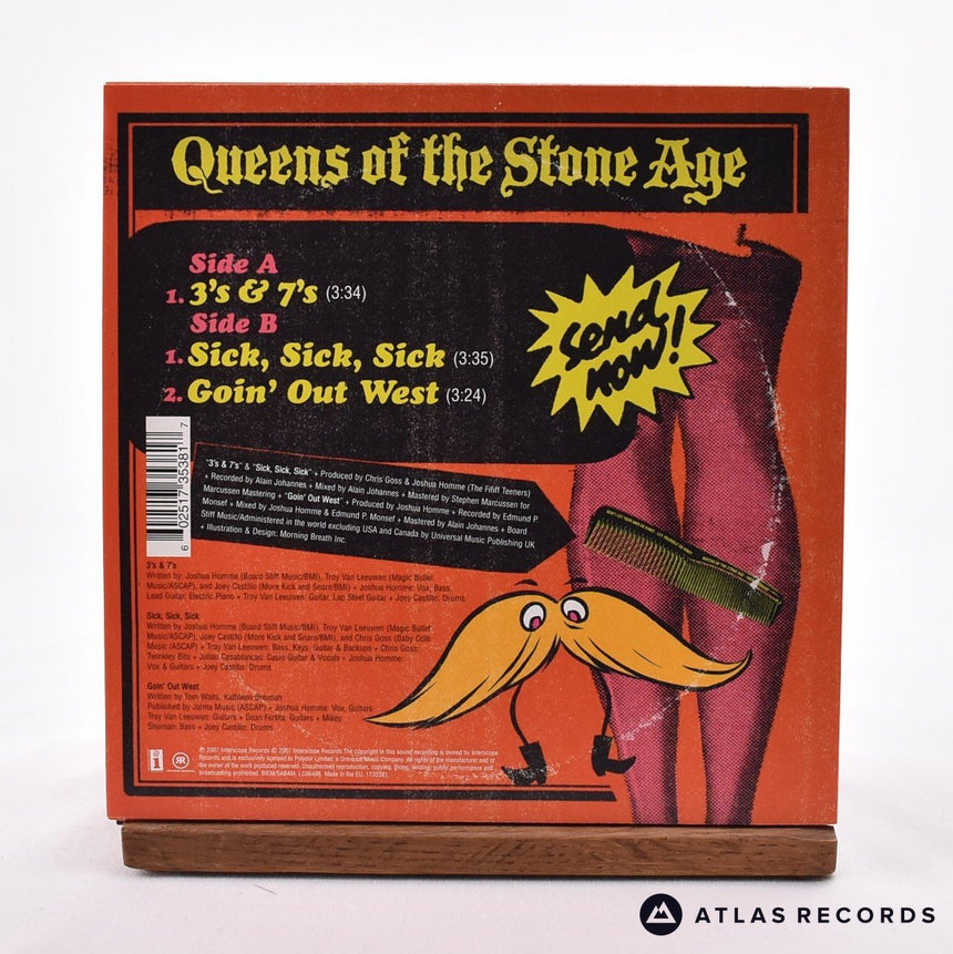 Queens Of The Stone Age - 3's & 7's - 7" Vinyl Record - NM/NM
