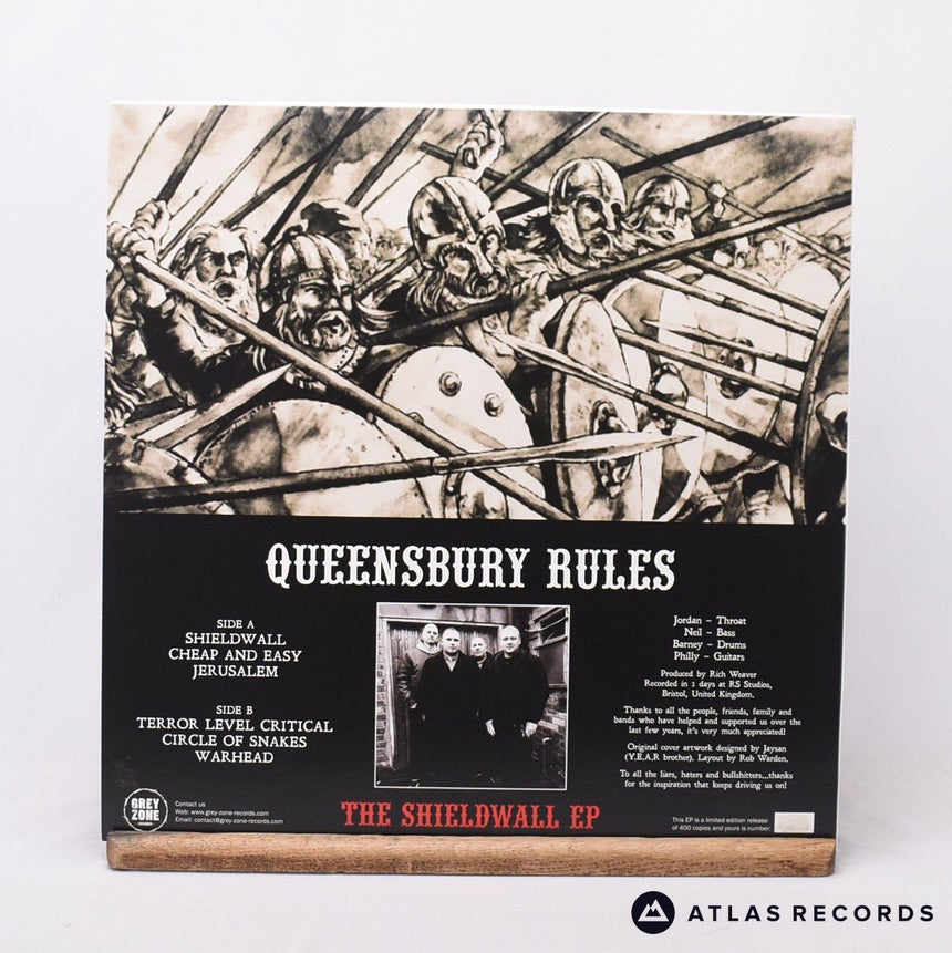 Queensbury Rules - The Shieldwall EP - 12" Vinyl Record - EX/EX