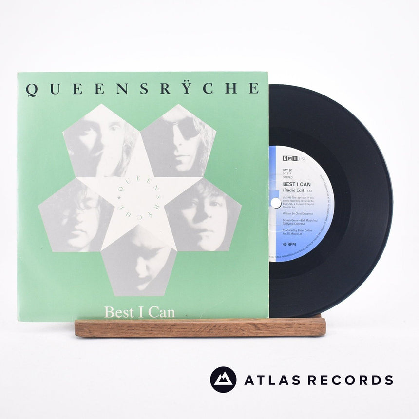 Queensrÿche Best I Can 7" Vinyl Record - Front Cover & Record