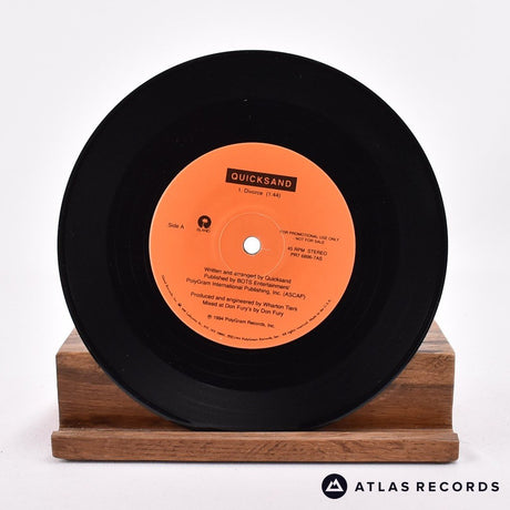 Quicksand - Divorce - Promo 7" Vinyl Record - EX/VG+