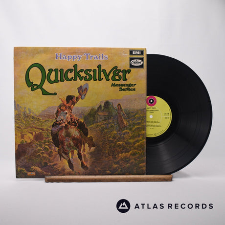 Quicksilver Messenger Service Happy Trails LP Vinyl Record - Front Cover & Record