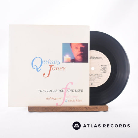 Quincy Jones The Places You Find Love 7" Vinyl Record - Front Cover & Record