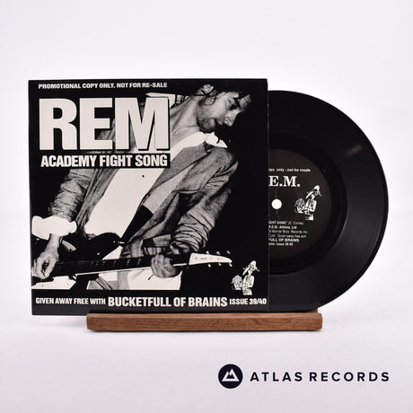R.E.M. Academy Fight Song 7" Vinyl Record - Front Cover & Record