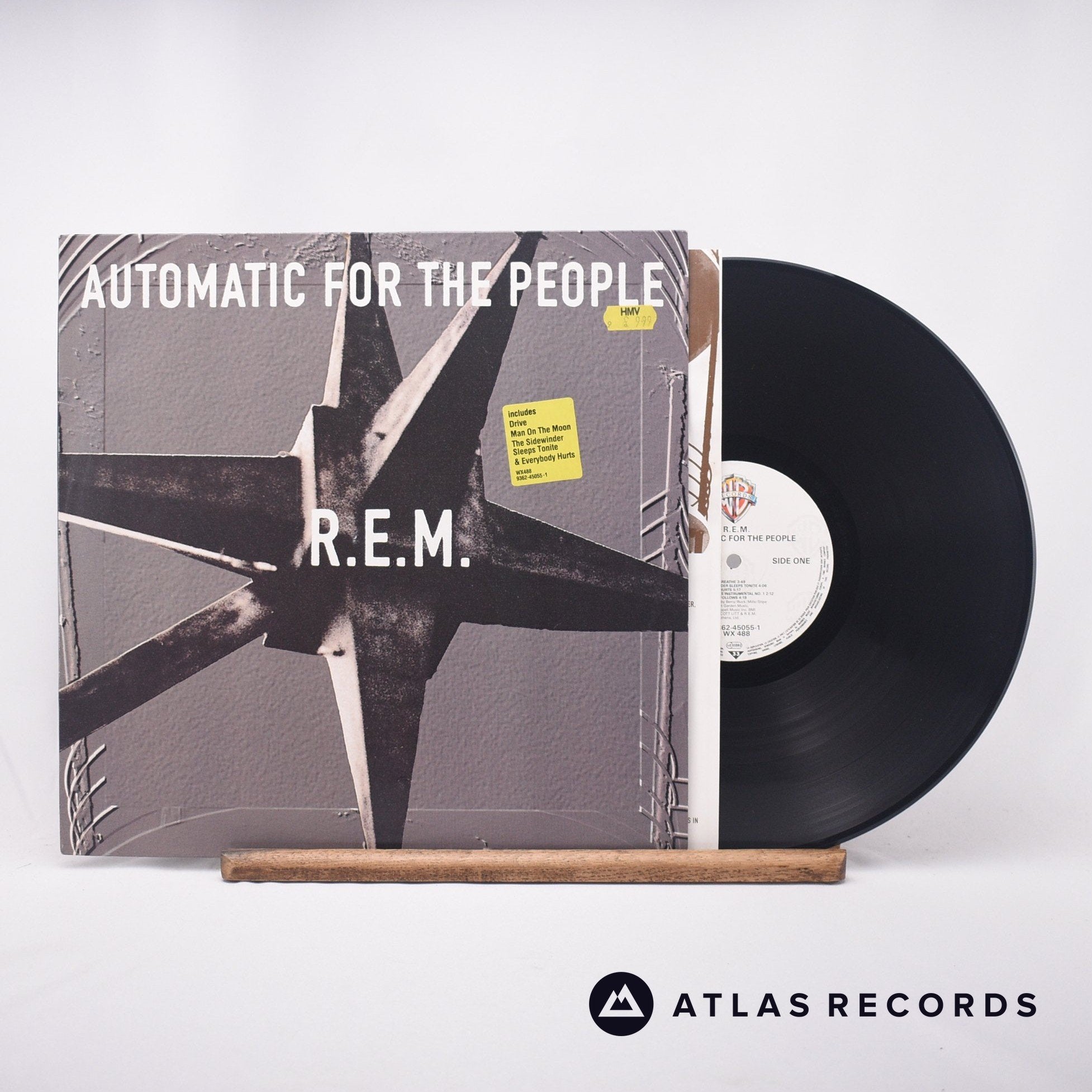 R.E.M. - Automatic For The People - Repress LP Vinyl Record - NM/VG+ ‐  Atlas Records