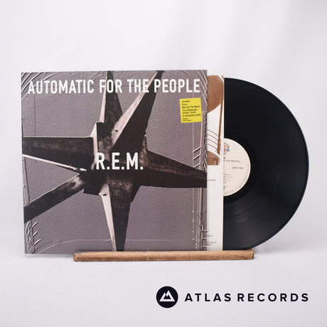 R.E.M. Automatic For The People LP Vinyl Record - Front Cover & Record