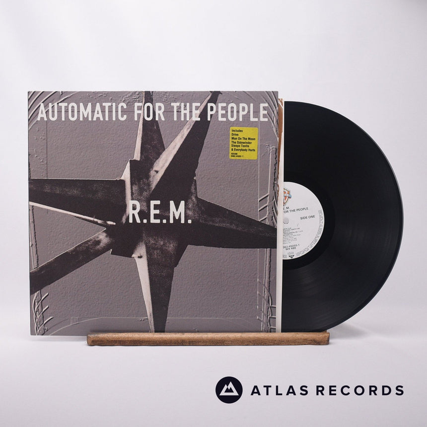 R.E.M. Automatic For The People LP Vinyl Record - Front Cover & Record