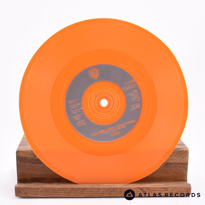 R.E.M. - Crush With Eyeliner - Orange 7" Vinyl Record - EX/EX