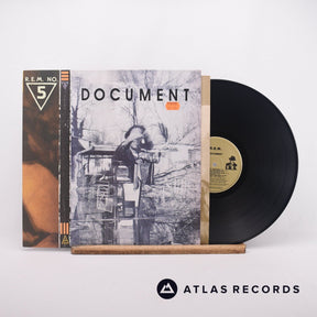 R.E.M. Document LP Vinyl Record - Front Cover & Record