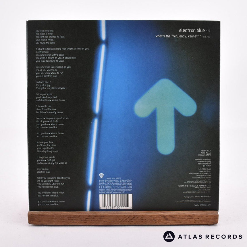 R.E.M. - Electron Blue - Blue Sparkling Limited Edition 7" Vinyl Record - NM/NM