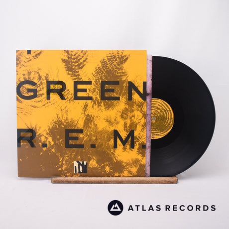 R.E.M. Green LP Vinyl Record - Front Cover & Record