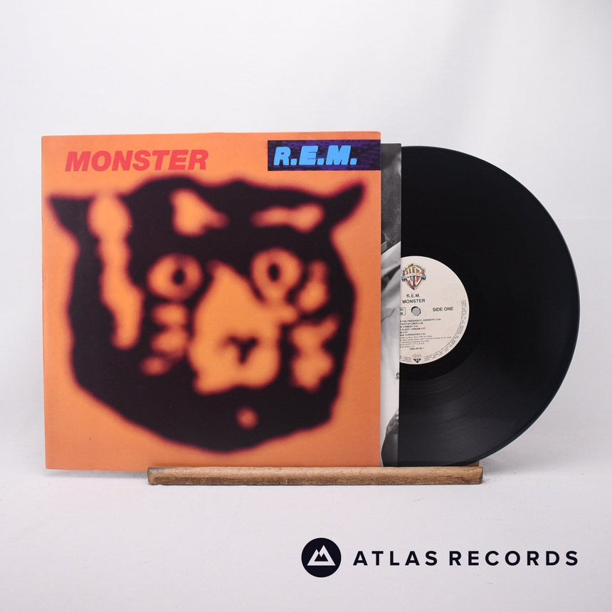 R.E.M. Monster LP Vinyl Record - Front Cover & Record