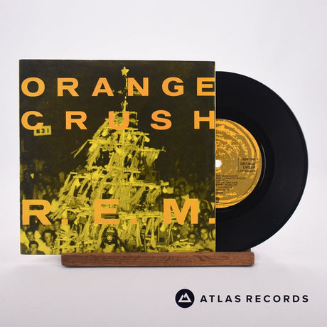 R.E.M. Orange Crush 7" Vinyl Record - Front Cover & Record