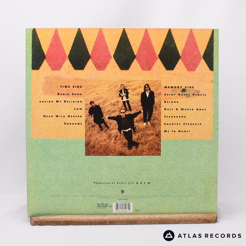 R.E.M. - Out Of Time - A2 B LP Vinyl Record - VG+/EX