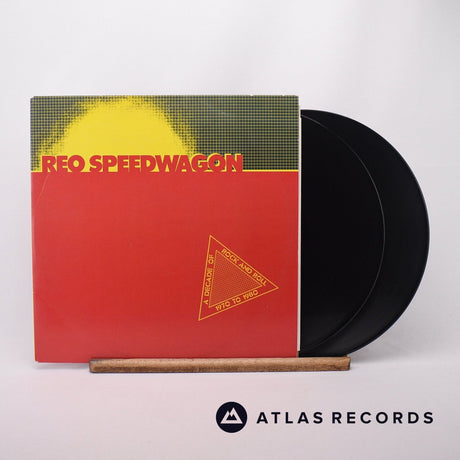 REO Speedwagon A Decade Of Rock And Roll 1970 To 1980 2 x LP Vinyl Record - Front Cover & Record