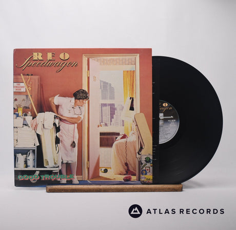 REO Speedwagon Good Trouble LP Vinyl Record - Front Cover & Record