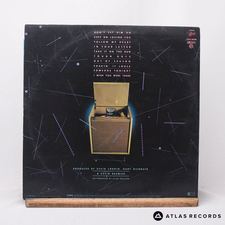 REO Speedwagon - Hi Infidelity - Lyric Sheet A1 B2 LP Vinyl Record - VG+/EX