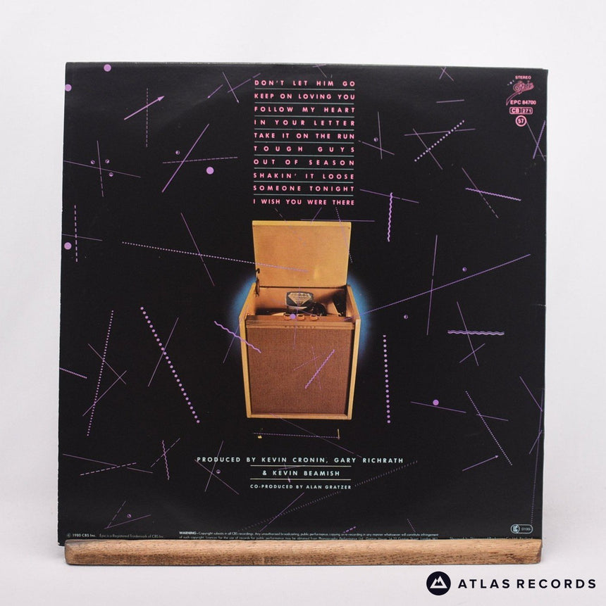 REO Speedwagon - Hi Infidelity - Lyric Sheet LP Vinyl Record - EX/EX