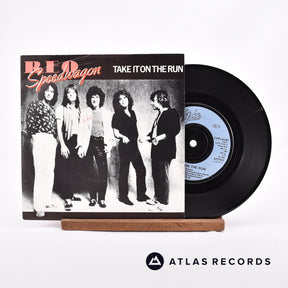 REO Speedwagon Take It On The Run 7" Vinyl Record - Front Cover & Record