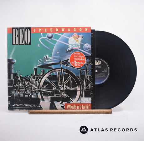 REO Speedwagon Wheels Are Turnin' LP Vinyl Record - Front Cover & Record
