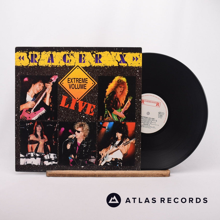 Racer X Extreme Volume Live LP Vinyl Record - Front Cover & Record