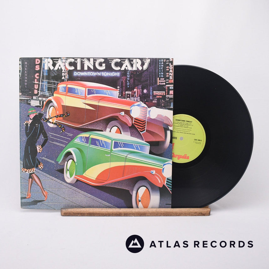 Racing Cars Downtown Tonight LP Vinyl Record - Front Cover & Record
