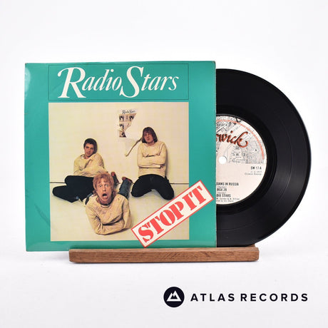 Radio Stars Stop It 7" Vinyl Record - Front Cover & Record